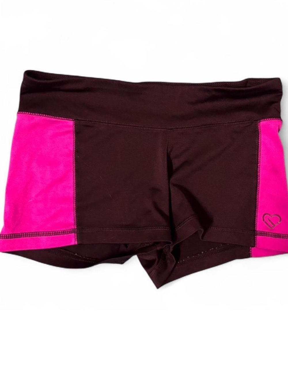 Aeropostale Black and Fucshia Spandex Shorts